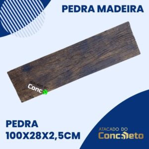 Pedra Madeira 100 x 28 x 2,5 cm