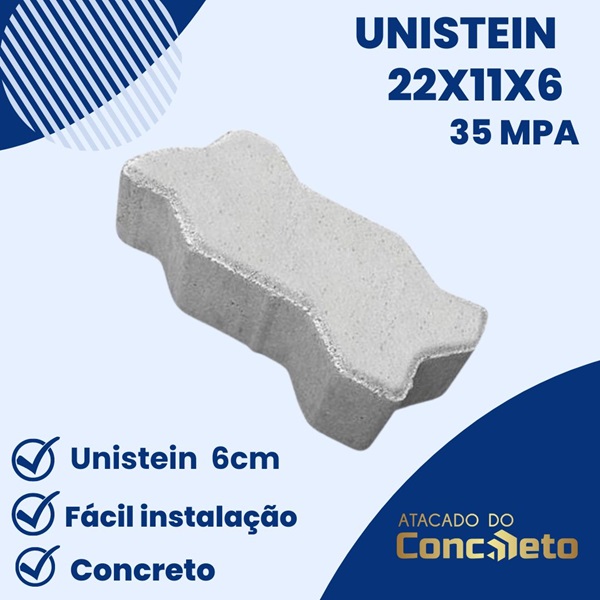 Pavs unistein 22 x 11 x 6 cm 35 Mpa
