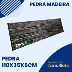Pedra Madeira 110 x 35 x 5 cm