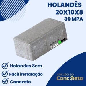 Pavs Holandês 20 x 10 x 8 cm 30 MPA